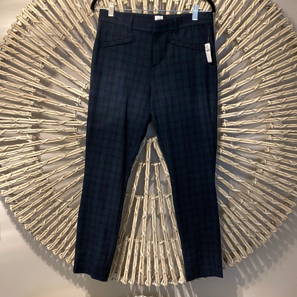 GAP Plaid Signature Skinny Ankle Pants